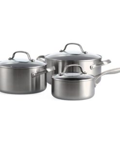 GreenPan Geneva Pannenset 6-delig RVS