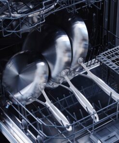 Alternative view of GreenPan Geneva Wokpan 28 cm RVS/Zwart