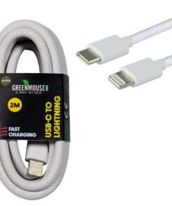 Greenmouse USB-C naar Lightning Datakabel 200 cm Wit