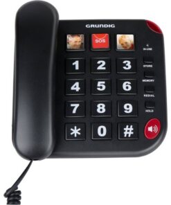 Alternative view of Grundig Senioren Telefoon Zwart