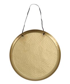 Alternative view of Gusta Wand-Decoratieschaal 38 cm Goud/Aluminium