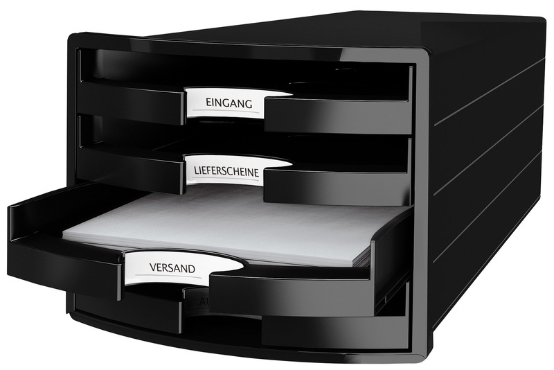 HAN HA-1013-13 Ladenkast Impuls Met 4 Open Laden Zwart - Image 2