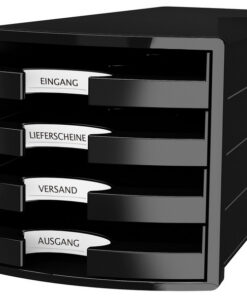 HAN HA-1013-13 Ladenkast Impuls Met 4 Open Laden Zwart