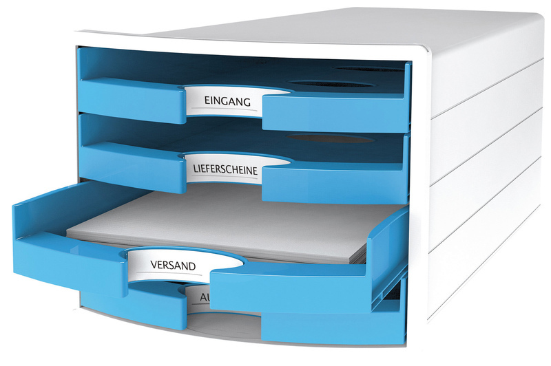 HAN HA-1013-54 Ladenkast Impuls Met 4 Open Laden Lichtblauw - Image 2