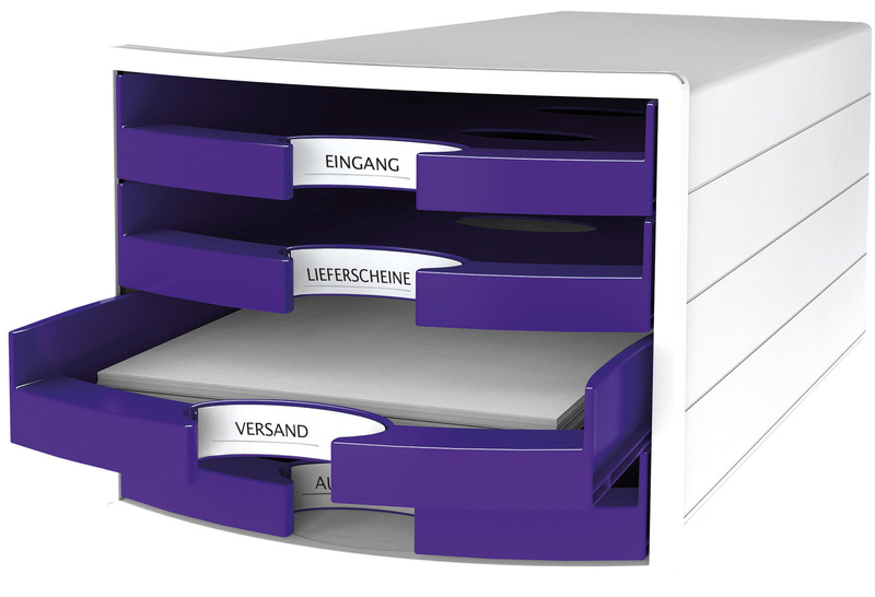 HAN HA-1013-57 Ladenkast Impuls Met 4 Open Laden Paars - Image 2