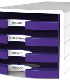 HAN HA-1013-57 Ladenkast Impuls Met 4 Open Laden Paars