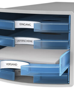 Alternative view of HAN HA-1013-64 Ladenkast Impuls Met 4 Open Laden Blauw Transparant