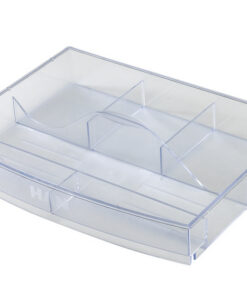 HAN HA-1016-23 Ladenkast Inzetbak 6 Vaks Transparant