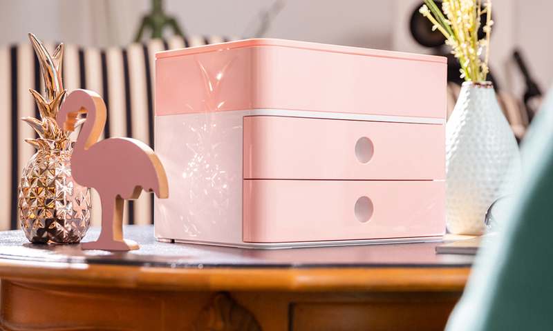 HAN HA-1100-86 Smart-box Plus Allison 2 Lades En Box Flamingo Roze - Image 2