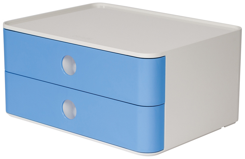 HAN HA-1120-84 Smart-box Allison Met 2 Lades Hemels Blauw