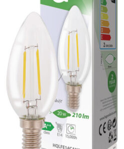 HQ HQLFE14CAND001 Led Retro Filament Lamp E14 Kaars 2 W 210 Lm 2700 K