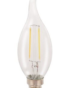 Alternative view of HQ HQLFE14FLTP001 Led Retro Filament Lamp E14 Gebogen Kaars 2 W 210 Lm 2700 K