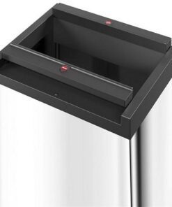 Alternative view of Hailo 0840-121 Big-Box Swing L Prullenbak 35L Zilver/Zwart