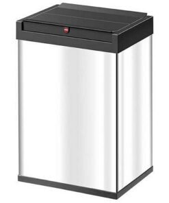 Hailo 0840-121 Big-Box Swing L Prullenbak 35L Zilver/Zwart