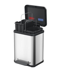 Alternative view of Hailo Oko Duo Plus M Pedaalemmer 2x9L RVS/Zwart