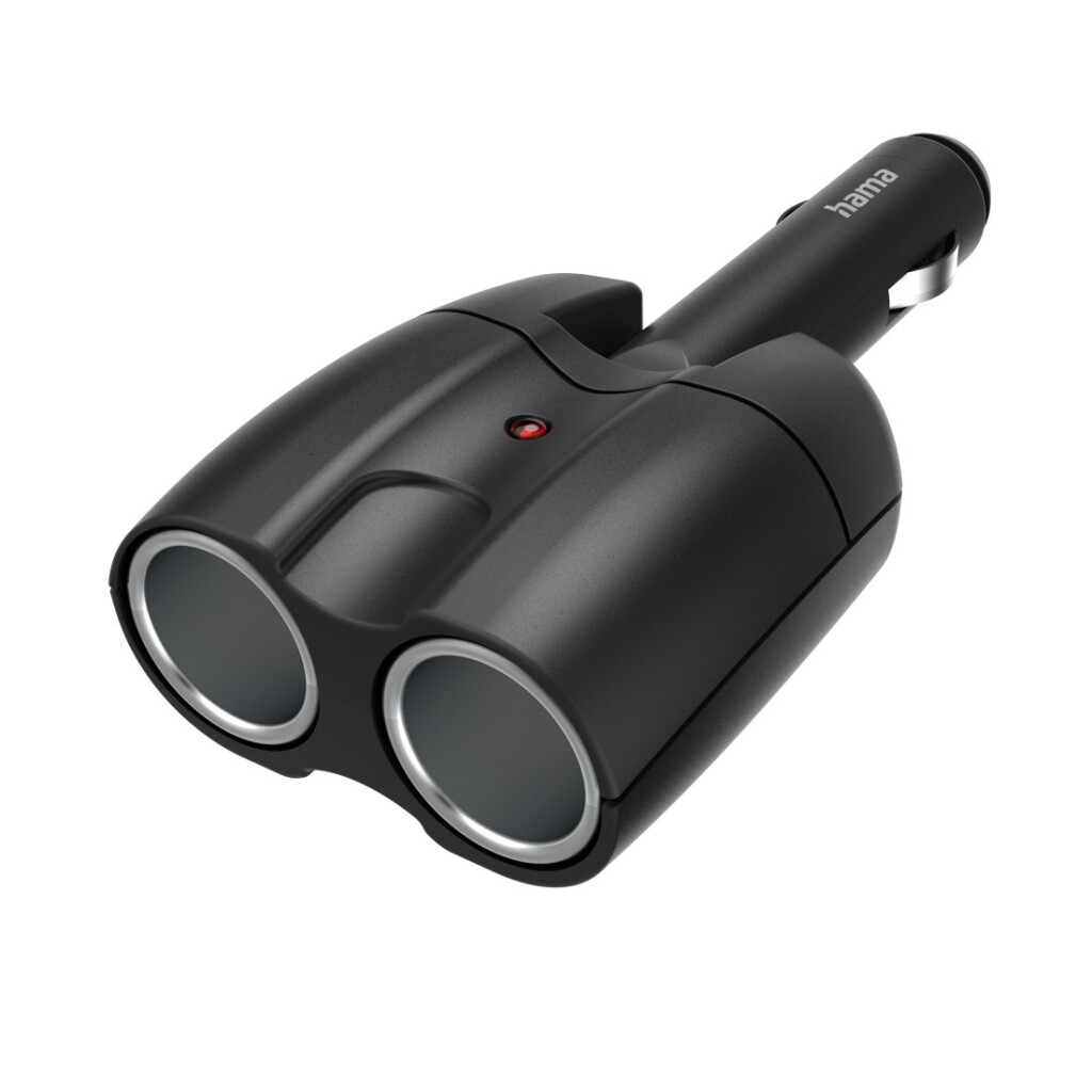Hama 2-voudige Verdeler Voor Sigarettenaansteker 180° Scharnierende St. 12 V