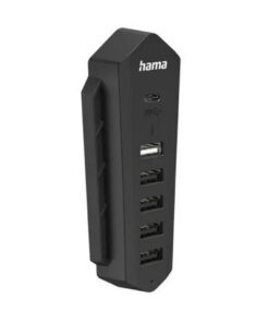 Hama 6in1 USB-hub voor PlayStation 5 Zwart