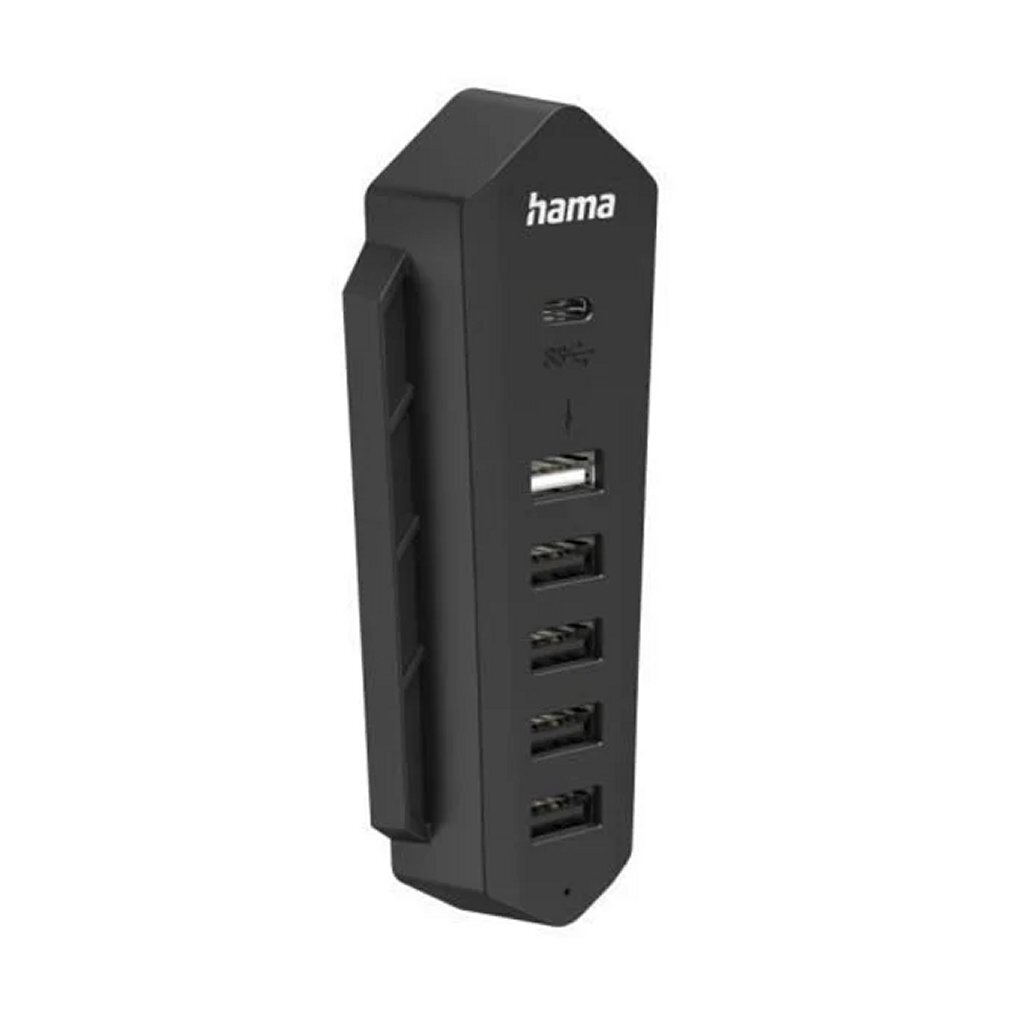 Hama 6in1 USB-hub voor PlayStation 5 Zwart