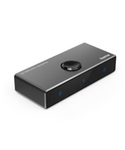 Alternative view of Hama 8K HDMI-Switch Bidirectional 1in2 Out/2in1 Out Zwart