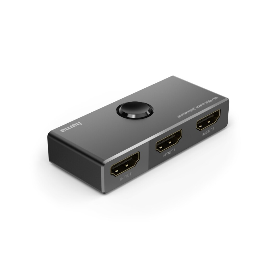 Hama 8K HDMI-Switch Bidirectional 1in2 Out/2in1 Out Zwart - Image 3