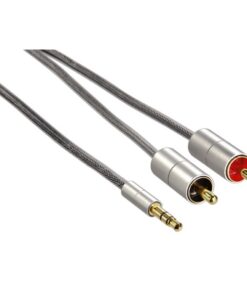 Hama Audio Cable 3.5Jack-2Rca Alu Line/1M
