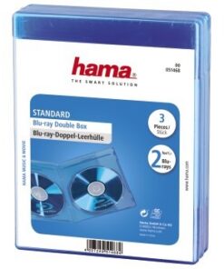 Hama BluRay Dubbelbox 3Pak Blauw