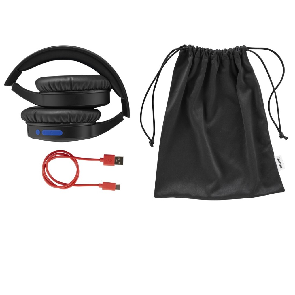 Hama Bluetooth®-koptelefoon Spirit Focused Over-ear ANC Micro Tas Zw. - Image 5
