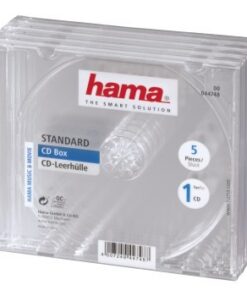 Hama CD Box Transparant 5Pak