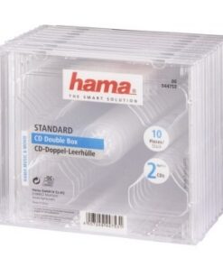 Hama CD Dubbel Box Transpirant 10 Pak