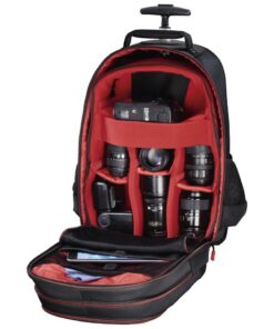 Alternative view of Hama Camera-trolley Miami 200 Zwart/rood