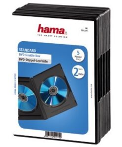 Hama DVD Dubbel Box Zwart 5Pak