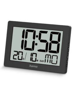 Hama Digitale Tafel-Wandklok Ko Tao Zwart