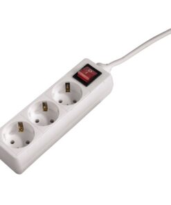 Hama Distribution Panel 3 Sockets With Switch 5 M White