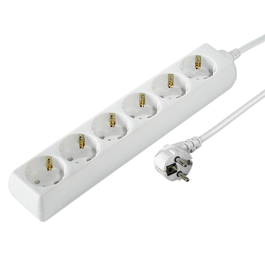 Hama Distribution Panel 6 Sockets Child-proof 1.4 M White - Image 3