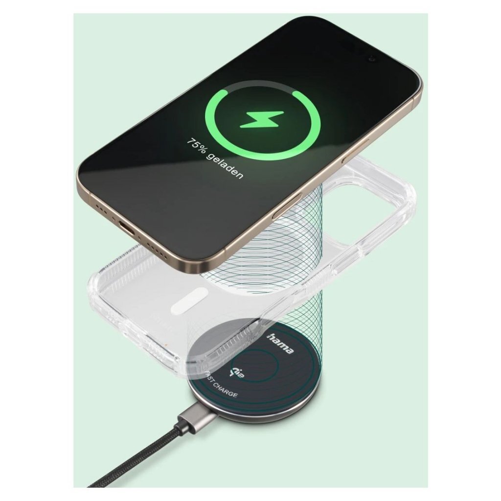 Hama Draadloze Qi2-Oplader 15W Zwart - Image 4