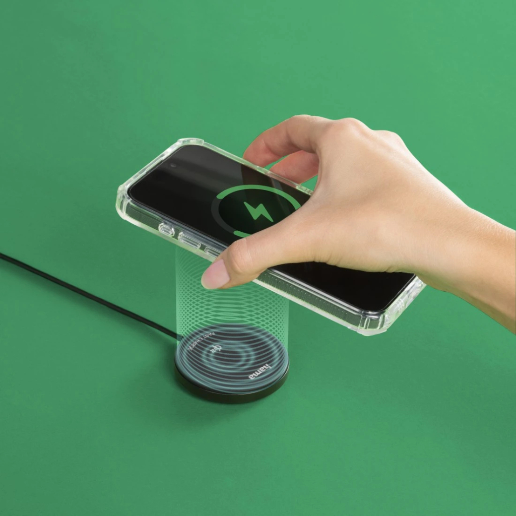 Hama Draadloze Qi2-Oplader Inductieve Oplaadpad 15W Zwart - Image 4