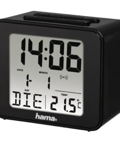 Hama Draadloze Wekker Cube Zwart