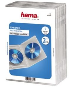 Hama Dubbele DVD Box Transparant 5stuks