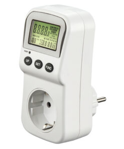 Hama Energiekostenmeter Met Lcd-display Digitale Elektriciteitsmeter Voor Het Stopcontact