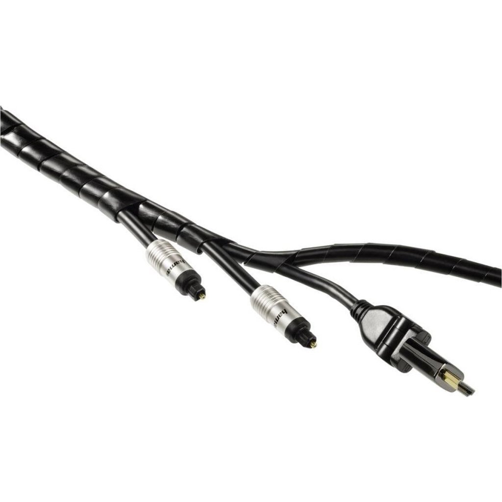 Hama Flexibele Kabelslang 3x250 cm Zwart - Image 2