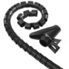 Hama Flexibele Spiraal-Kabelslang Universeel 20 mm 250 cm Zwart