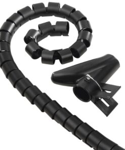 Hama Flexibele Spiraal-Kabelslang Universeel 20 mm 250 cm Zwart