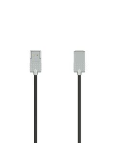 Hama High Speed HDMI Kabel Ultra-Slim 4K + Ethernet 2 m Zilver/Zwart