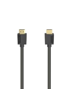 Hama High Speed HDMI Kabel Verguld 4K met Ethernet 5 m Zwart