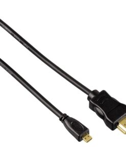 Hama High Speed Micro HDMI naar HDMI Kabel Verguld 2 m Zwart