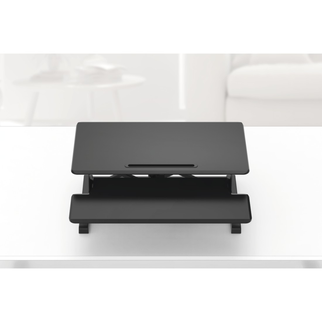 Hama In Hoogte Verstelbaar Bureauopzetstuk 80 X 40 Cm Zwart - Image 3