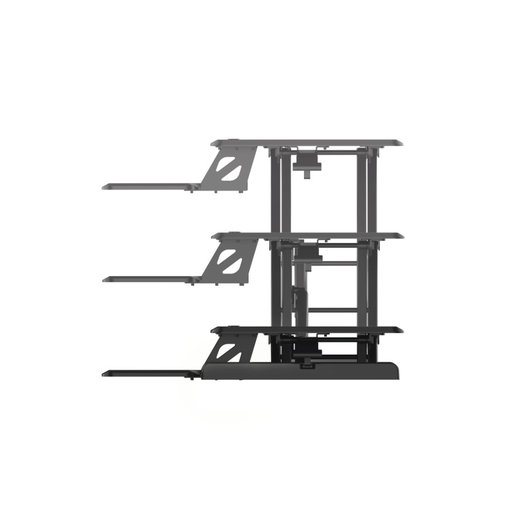 Hama In Hoogte Verstelbaar Bureauopzetstuk 80 X 40 Cm Zwart - Image 4