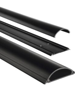 Hama Kabelgoot Zelfklevend Halfrond 100x7x2.1 cm PVC/Zwart
