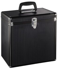 Hama LP-koffer 50 Alu-look Zwart