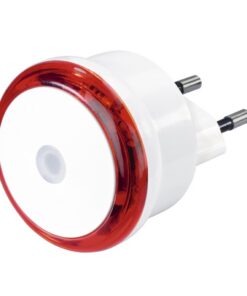 Hama Led-nachtlampje Basic Met Stekker Schemersensor Energiebesp. Rood